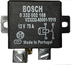 0 332 002 168 Bosch Relay 75 amp 12 volt 