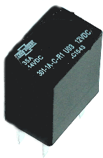 Song Chuan Relay 301-1A-C-R1-U03-12VDC SPDT ISO280 with Resistor