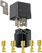 12 Volt 30 Amp Relay kit, comes with Relay, Relay Housing & 5 Relay Housing Terminals.
