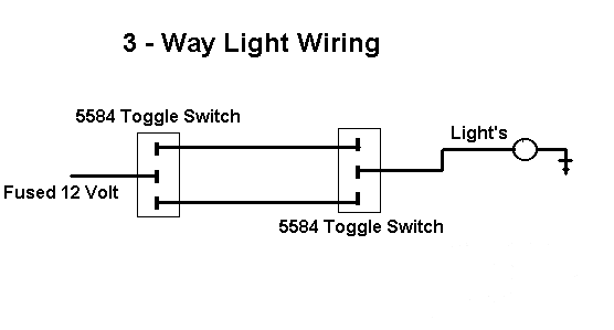 5584 and 55015 SPDT 3 Way Lighting Circuit 12 & 24 Volt