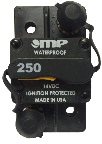 174-S2  Series Manual Reset Circuit Breakers 14 Volt MAX. 250 Amp